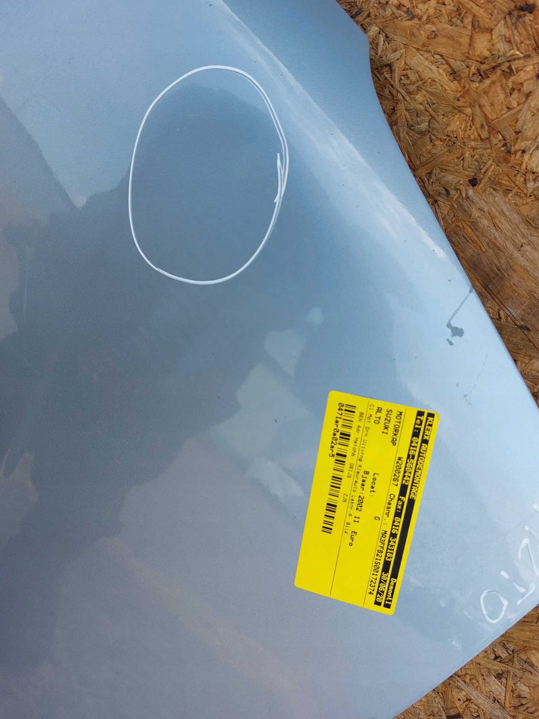 bonnet front Suzuki Alto 98-04