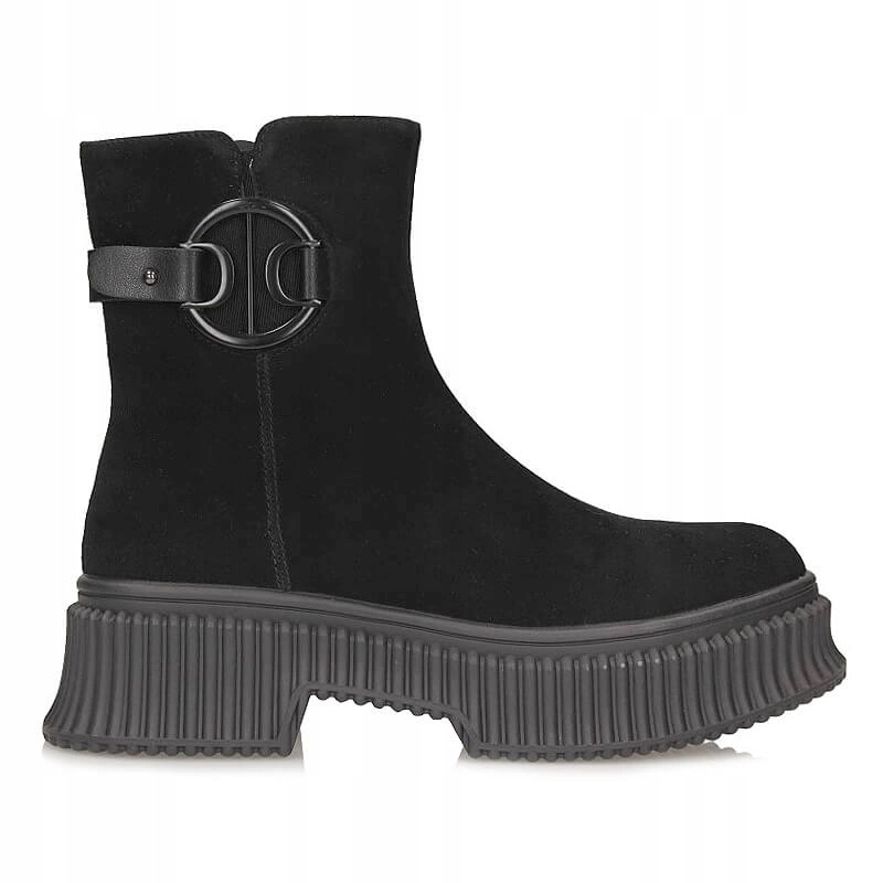 Kotníkové Boty na platformě T.Sokolski Hw Z24-519 Blk