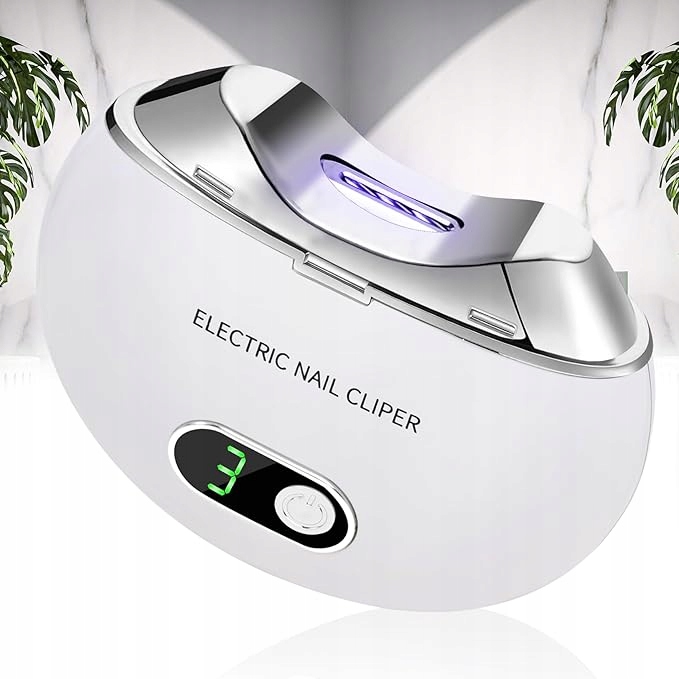 OBCINACZ ELEKTRYCZNY DO PAZNOKCI USB I LCD 3 POZIOMY PRĘDKOŚCI FIOLETOWY