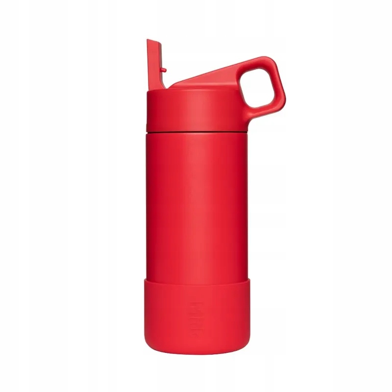 MiiR Kids Bottle 350 ml Malinová láhev pro děti s brčkem