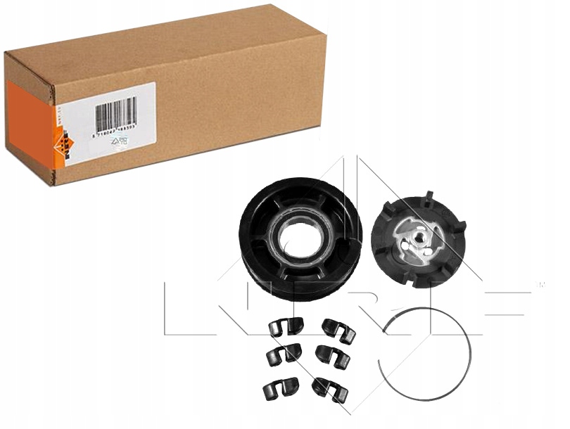 SPRZĘGŁO KOMPLETNE KOMPRESORA KLIMATYZACJI DENSO 7SEU17C 12V 6 110MM