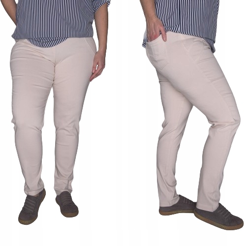 Kalhoty zúžená nohavice Cevlar béžová barva, velikost 44