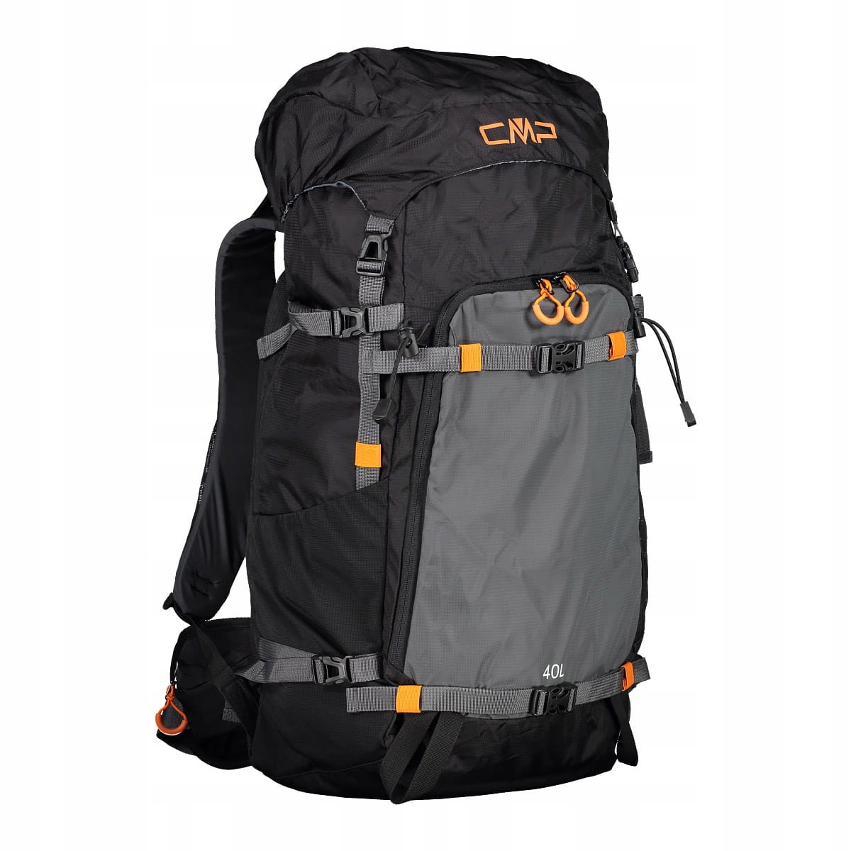 Batoh na skialpinismus Cmp Freewind 40L U, černý, Lyže