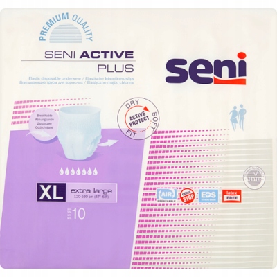 

Seni Active Plus XL, 10szt majtki chłonne