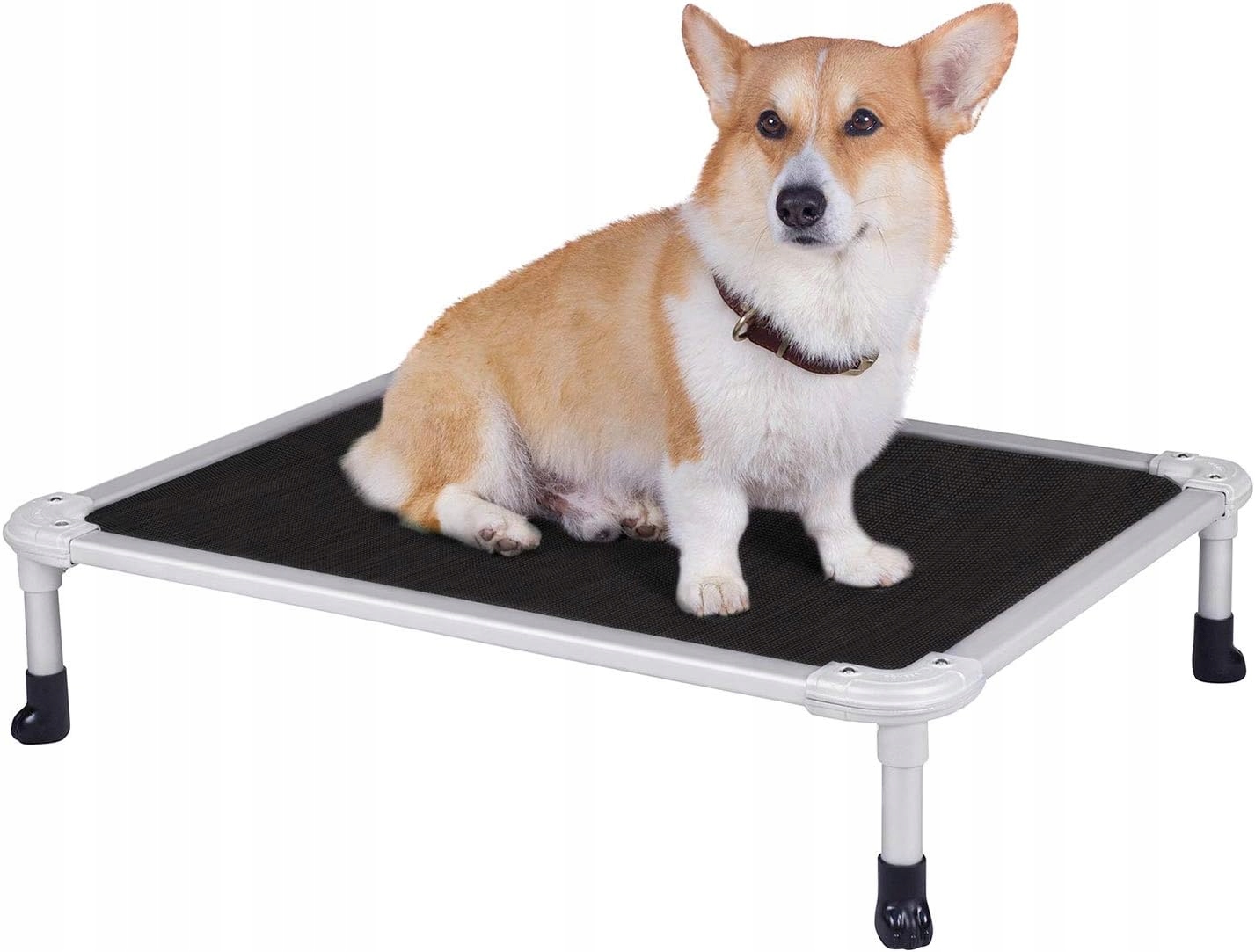 Levně Veehoo Letní vyvýšený pelíšek pro psa 56 x 43 x 18 cm, hliníkový rám