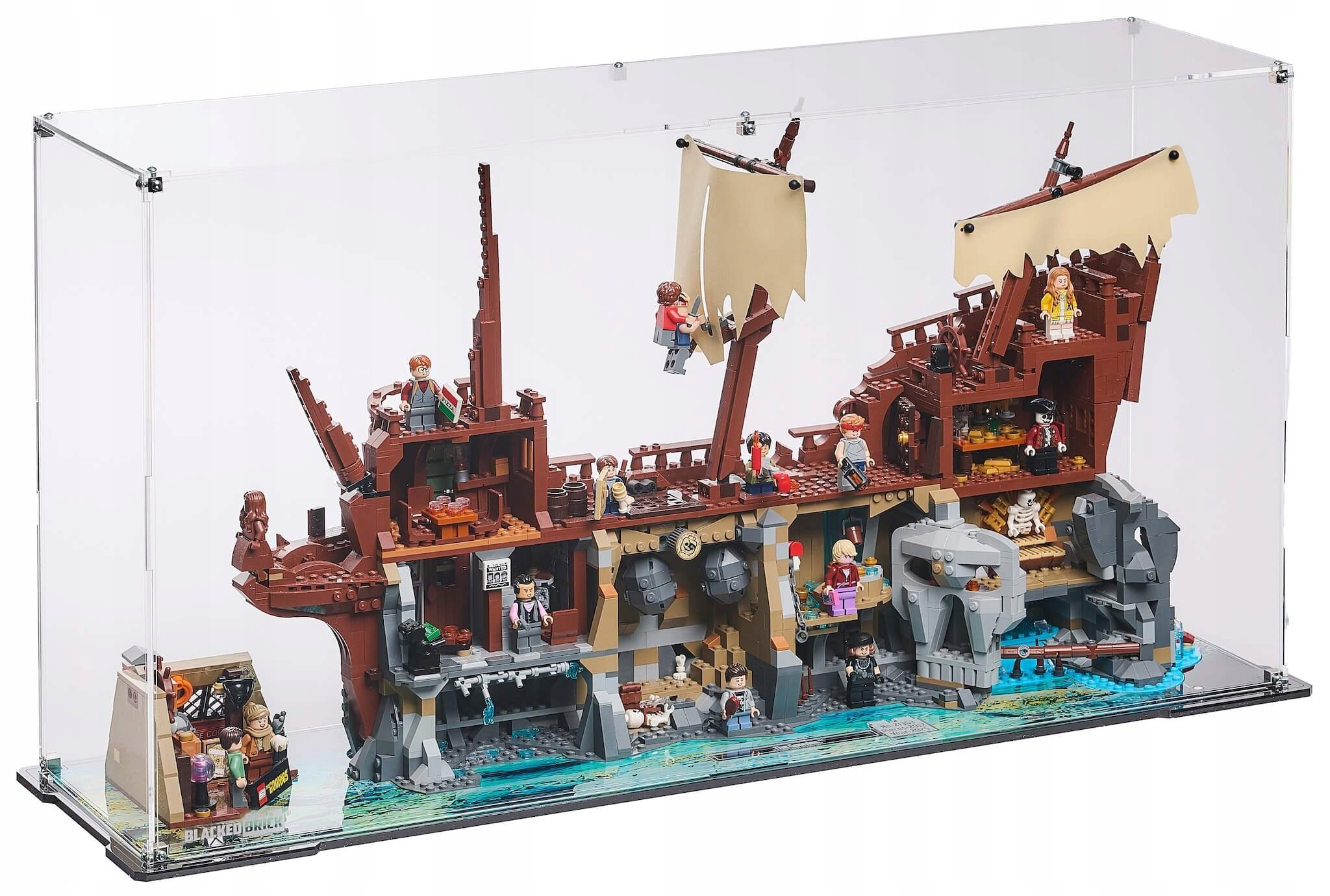 Vitrína Blacked Brick pre Lego 21363 Icons Goonies