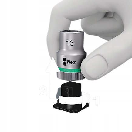 WERA ZESTAW NASADEK ZYKLOP 3/8'' 9CZ. 05003973001 Elementy zestawu klucze nasadowe