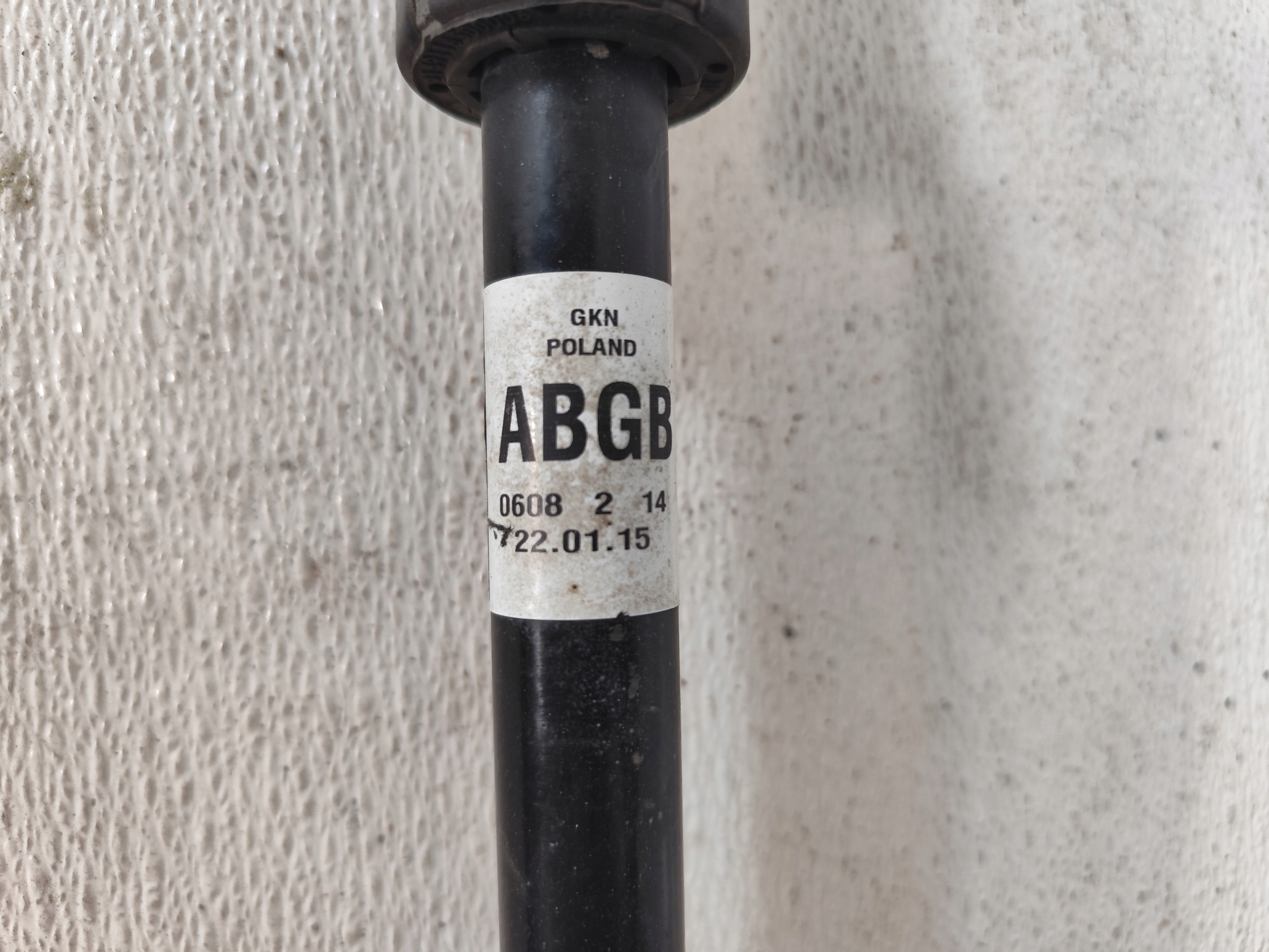 OPEL CORSA E 2015 1.0T semi-axis right long ABGB