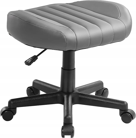 Eureka Ergonomic kancelárska stolička nastaviteľná, otočná o 360°, šedá