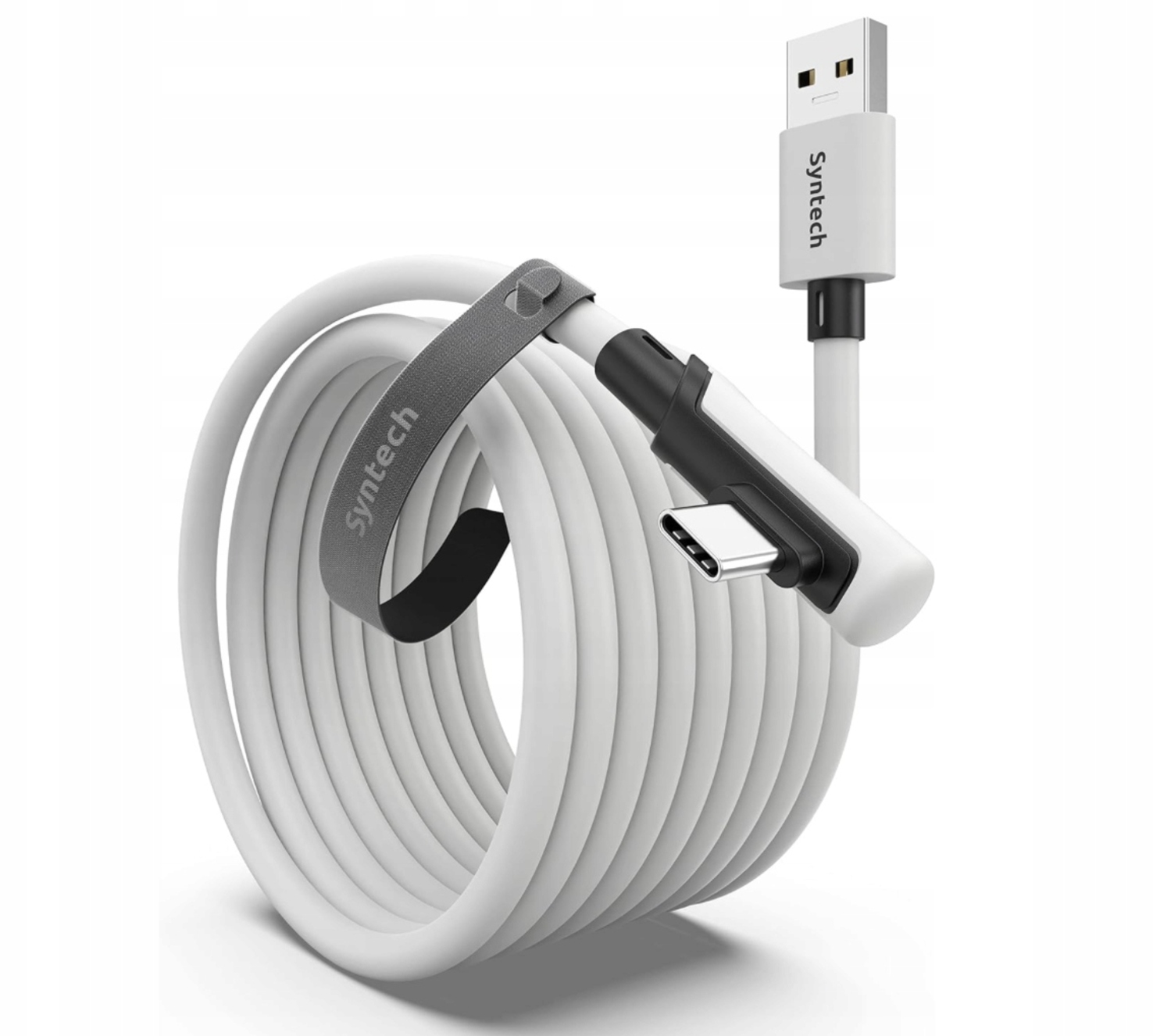 KABEL SYNTECH 5M USB-A USB-C KOMPATYBILNY Z META QUEST 2 / 3 / PRO / PICO 4