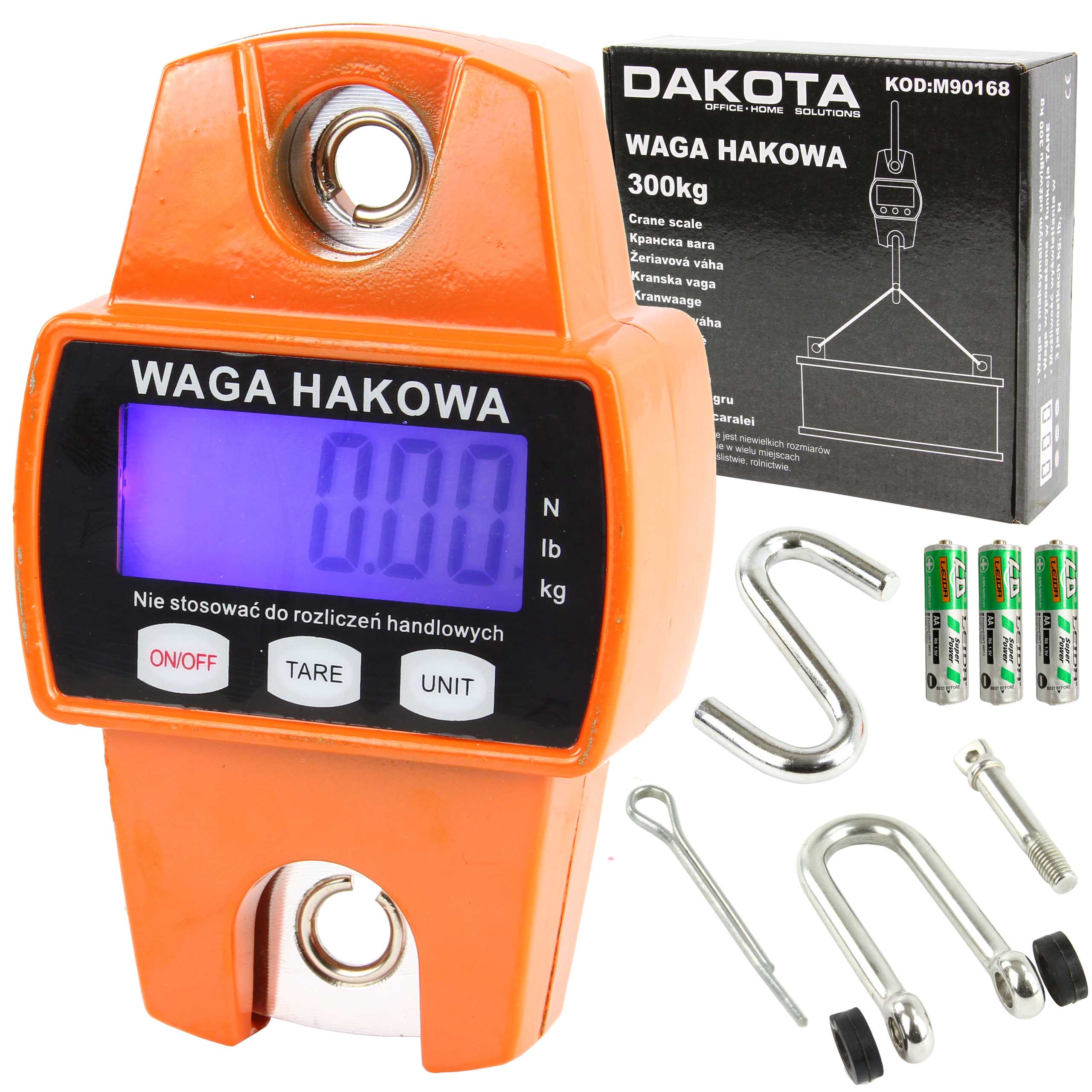 

Waga Hakowa Podwieszana 300KG Przemysłowa Dokładna