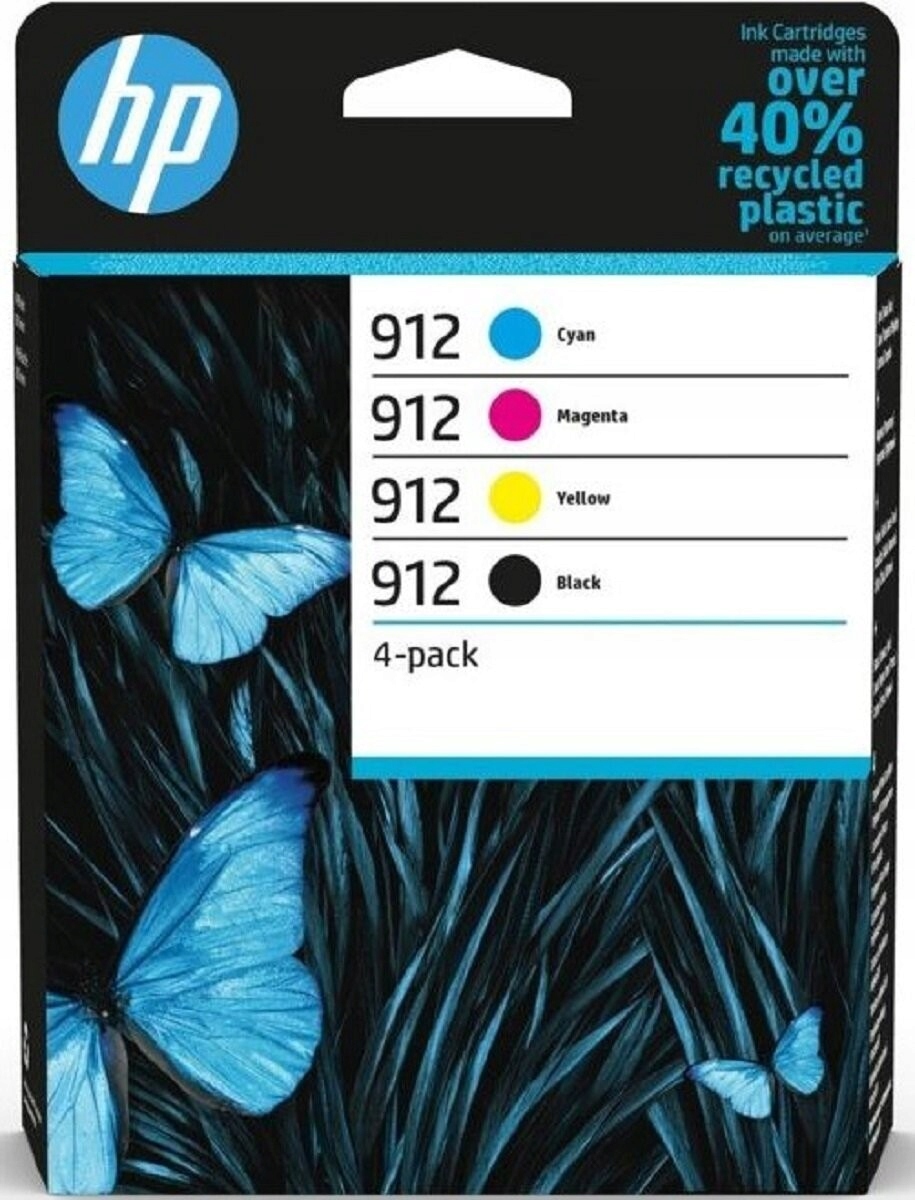 Hp Inc. Tusz 912 4-Pack 6ZC74AE Cmyk