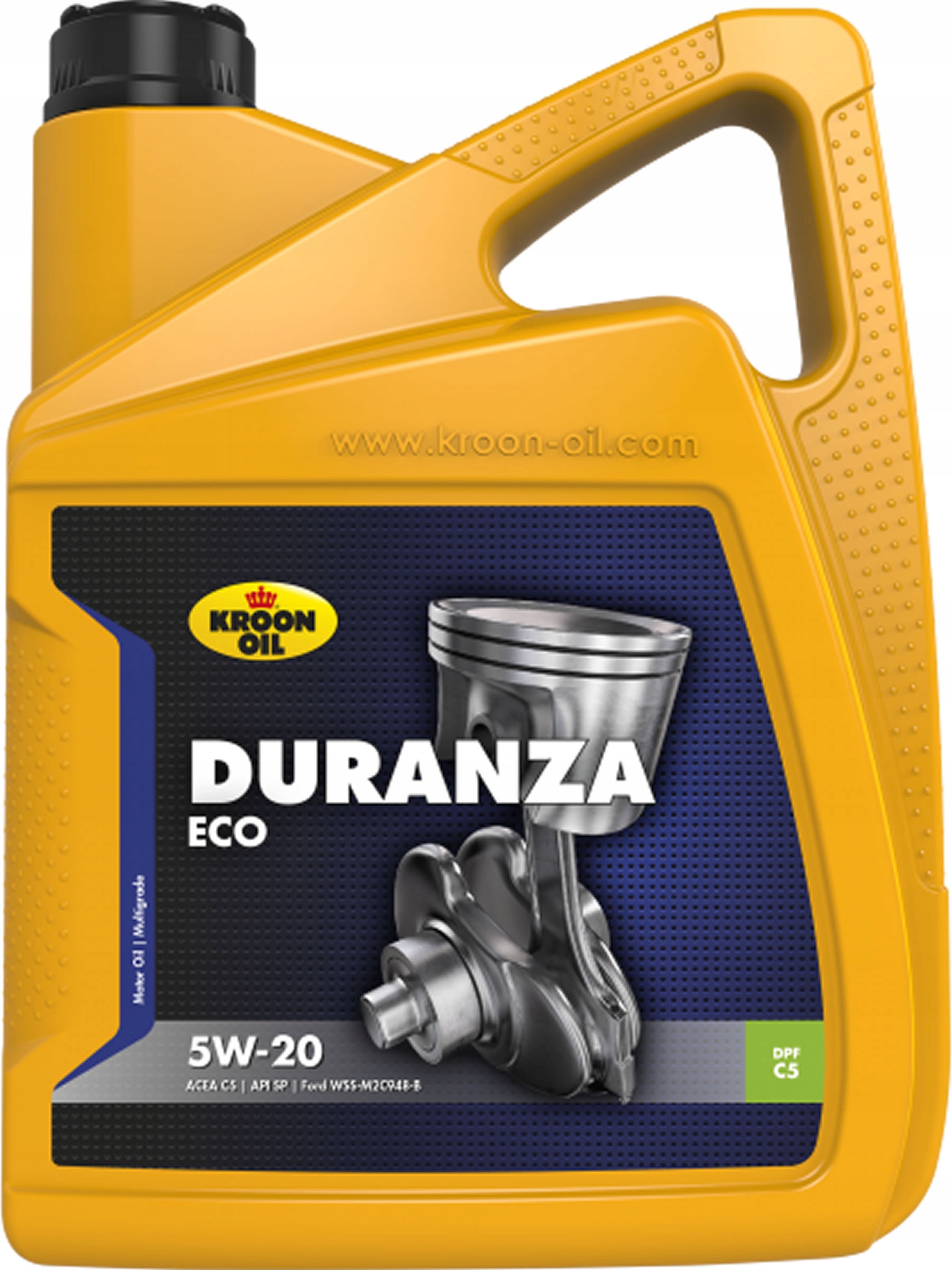 KroonOil Olej 5W20 EcoBoost Ford WSS-M2C948-B Syntetyk Holenderski 5L