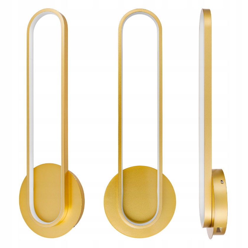 Nástěnné svítidlo Lampa Led Zlatá 4000K 18W 63 cm