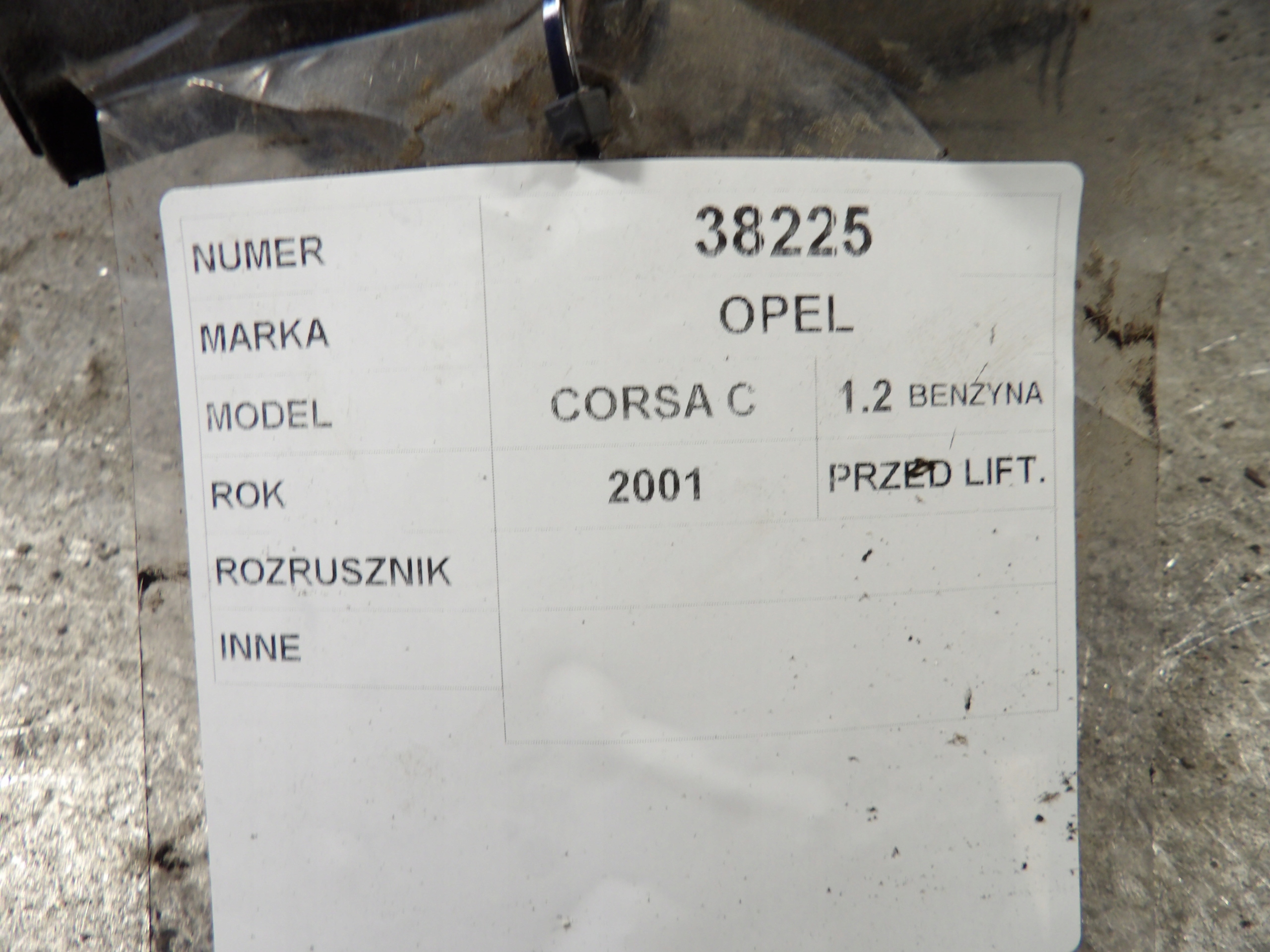 Opel Corsa C starter 1,2B 09130838 D6RA162