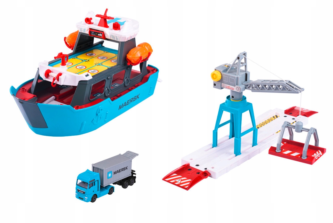 Majorette: Maersk zestaw + 1 pojazd EAN (GTIN) 3467452073322