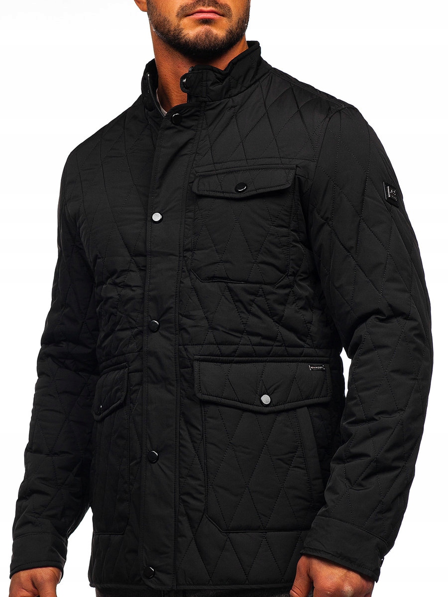 

Kurtka Męska Przejściowa Czarna 22M19 Denley_l