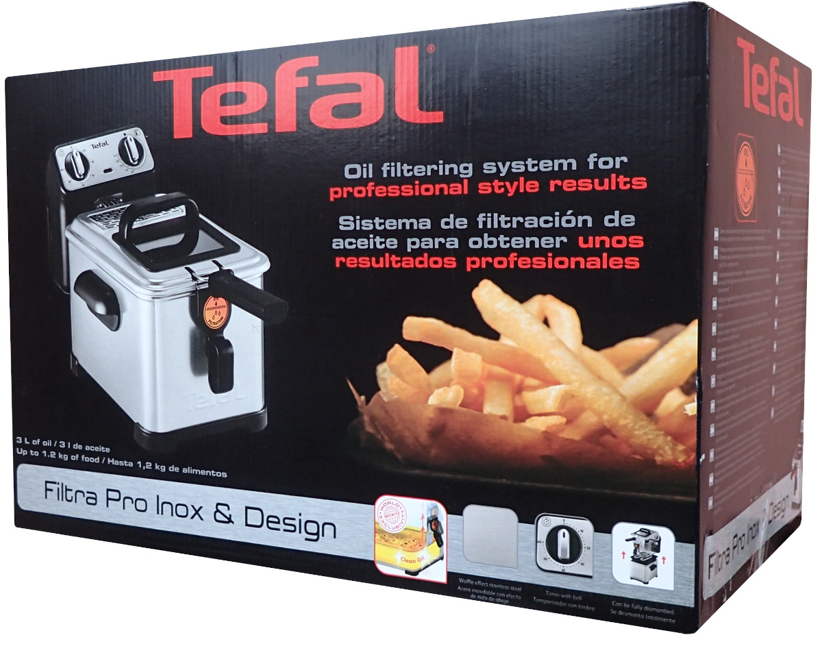 Fritéza Tefal FR5101 Filtra Pro Inox Tradiční 3L 1.2 kg