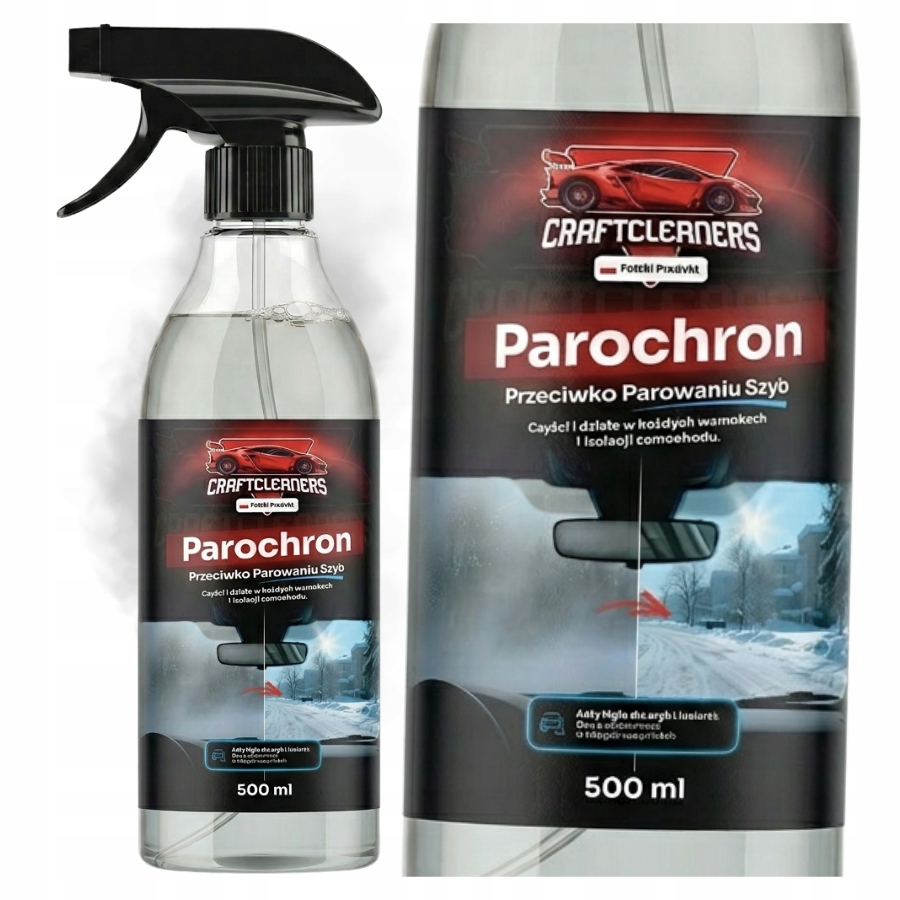 Środek Przeciw Parowaniu Szyb Spray do Luster Przeciwko Osiadaniu Wilgoci