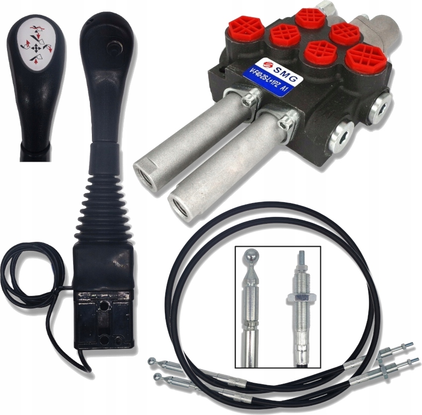 Rozdělovač 40 L Joystick Sada Pro Tah 2 Sekce