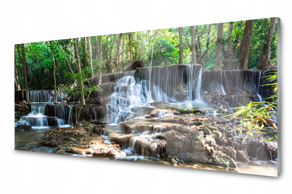 

Panel szklany do kuchni Wodospad Las Natura 125x50