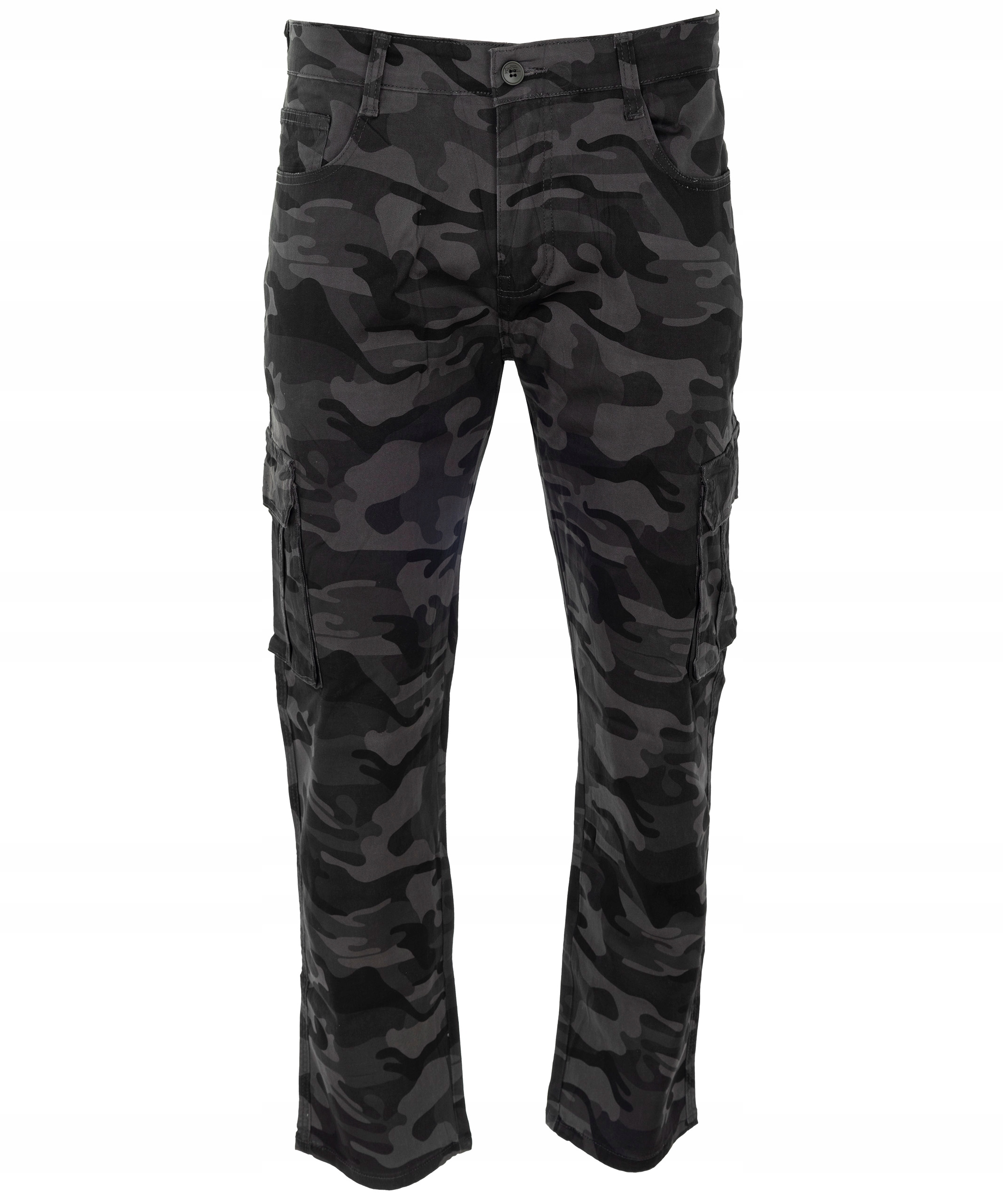 spodnie BOJÓWKI MORO BAWEŁNIANE CIEMNO-SZARE MORO GEMELLO W35 Fason bojówki