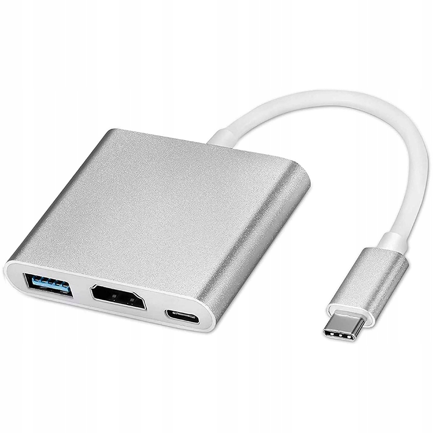 

Przejściówka Adapter 3w1 Hub Usb-c Usb Hdmi 4K