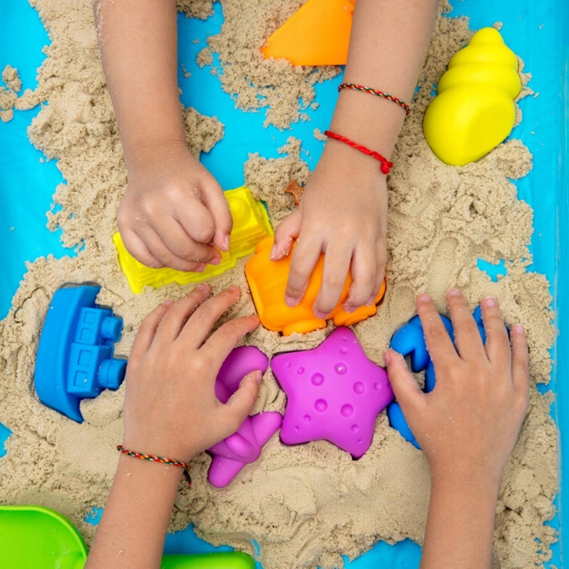 PIASEK KINETYCZNY PIASKOWNICA FOREMKI AKCESORIA MAGICZNY PIASEK KINETYCZNY Marka bez marki