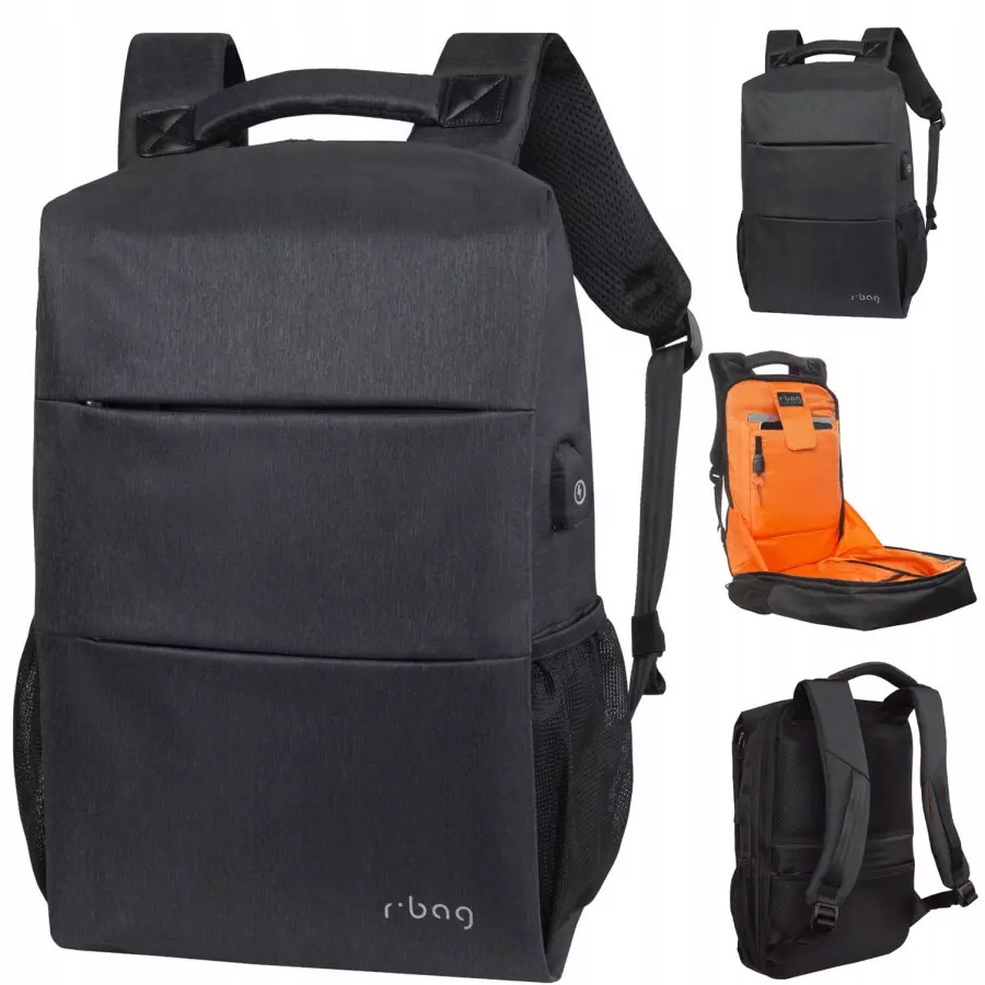 R-bag Batoh Na Notebook 13-15,6" Tablet s Usb Range Black