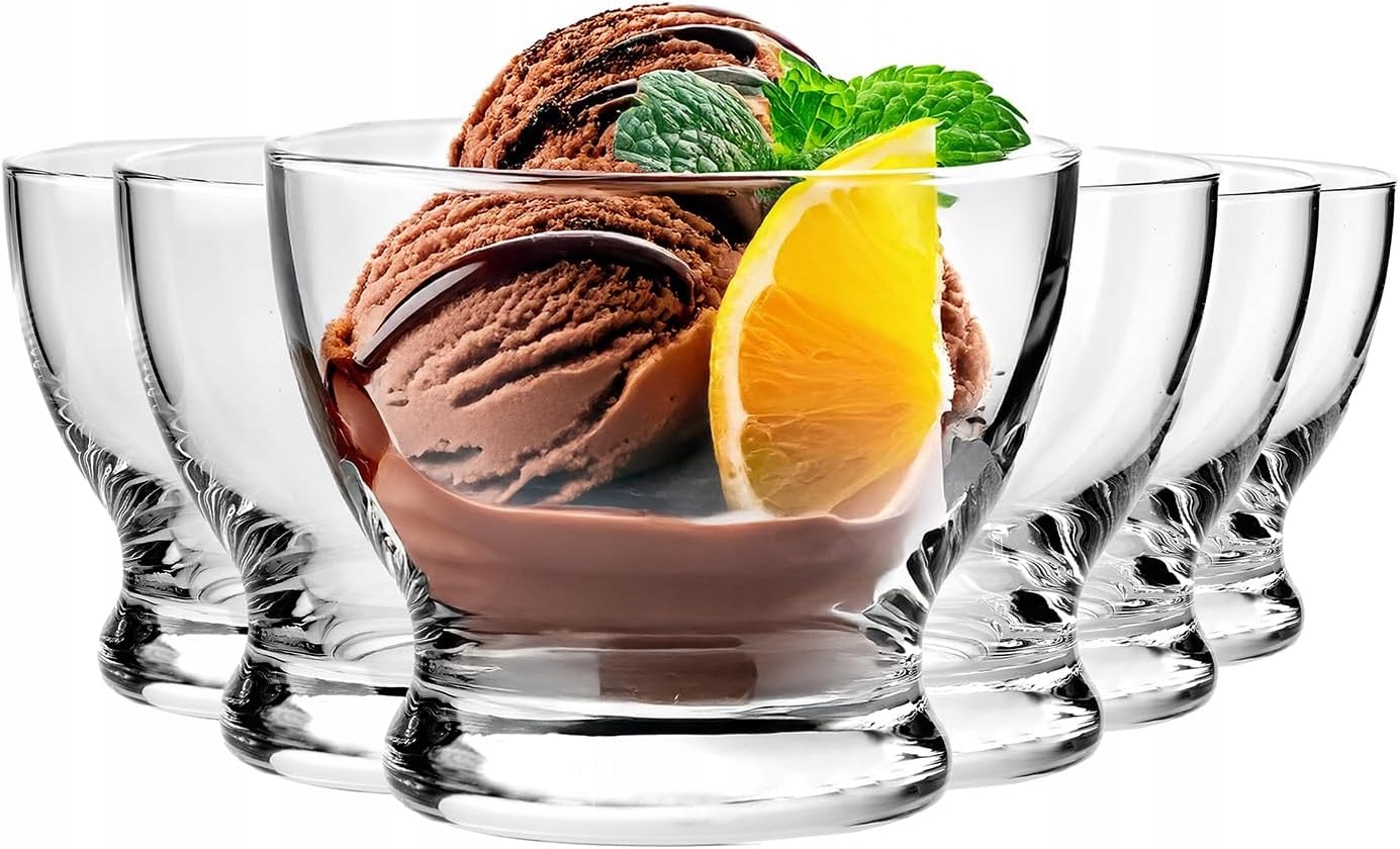 Pohárky Na Dezerty A Zmrzlinu 260 ML – 6 Kusů