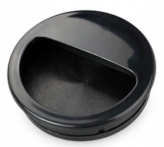 

Uchwyt meblowy wpuszczany okrągły Czarny A 618