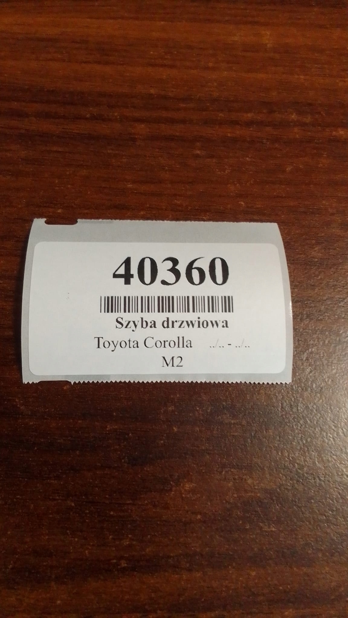 TOYOTA COROLLA E12 KOMBI window door right front