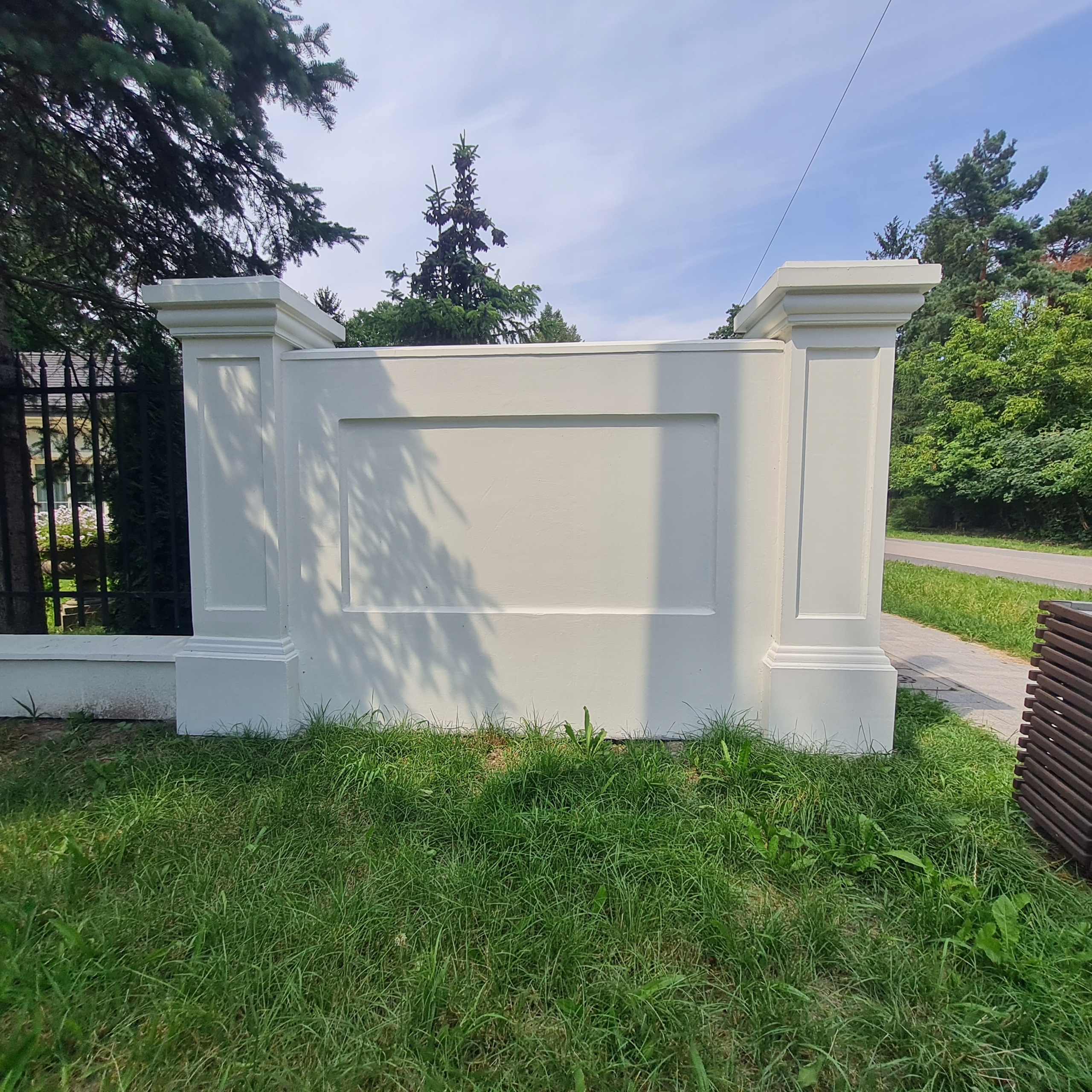 Ogrodzenia, SŁUPY Betonowe, Dworkowe z Ramką Rodzaj słupek