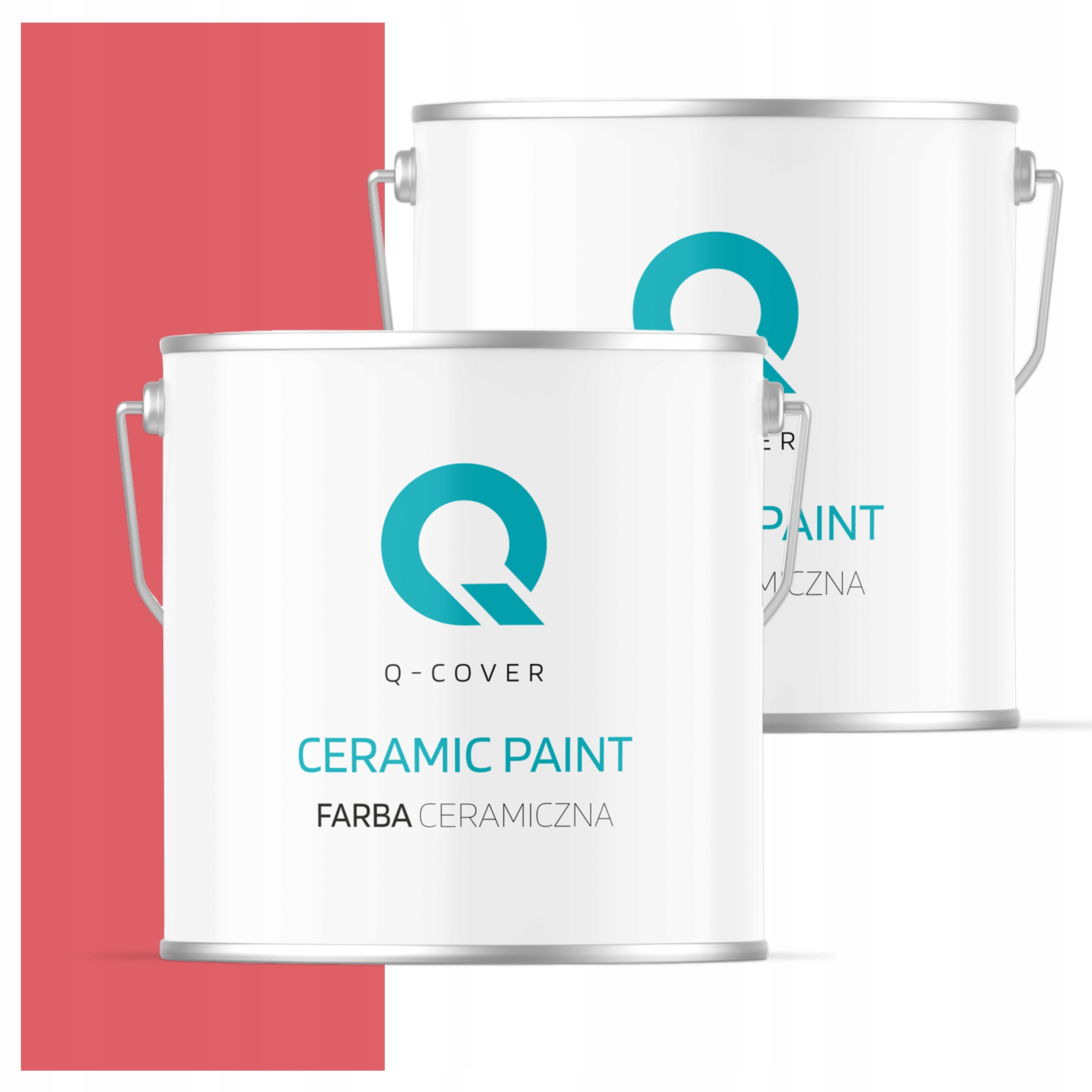 Keramická umývateľná farba na interiér 5L Hlboká matná farba Červená H3525