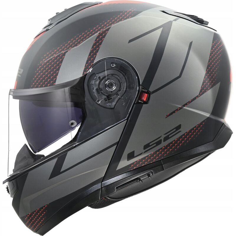 Motocyklová prilba LS2 Strobe II Kód M. Black Grey FF908 M