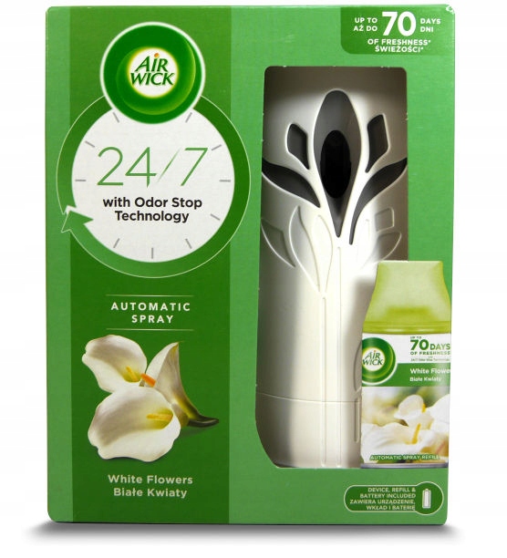 

Airwick Freshmatic Białe Kwiaty Starter 250ml