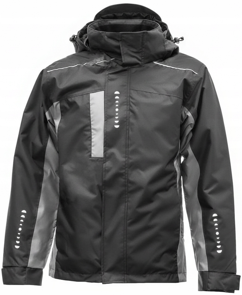 Wodoodporna ciepła kurtka robocza czarno-szara Beta VWJK1059BG rozmiar L