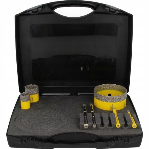 PRO-FIT Zestaw otwornic DIA 5+2 szt. gres/marmur