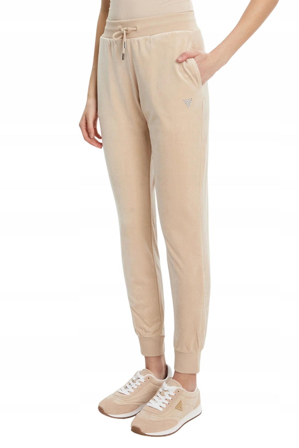 Guess Béžové dámské tepláky Couture M