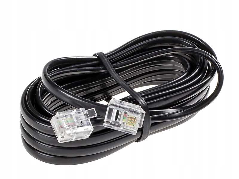 Przyłącze kabel telefoniczny wtyk RJ11 6p4c 20m