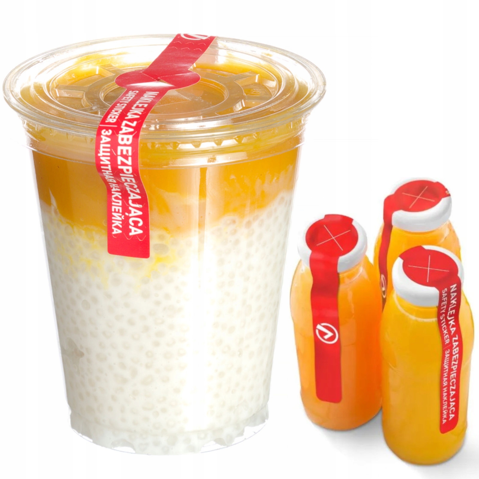 Plomba Nálepka Chránící Pásek Na Slamkové Nápoje 500 Ks Hendi