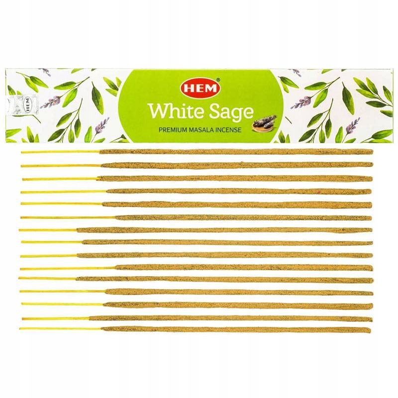 

Kadzidła szlachetne pyłkowe White Sage 15g Premium