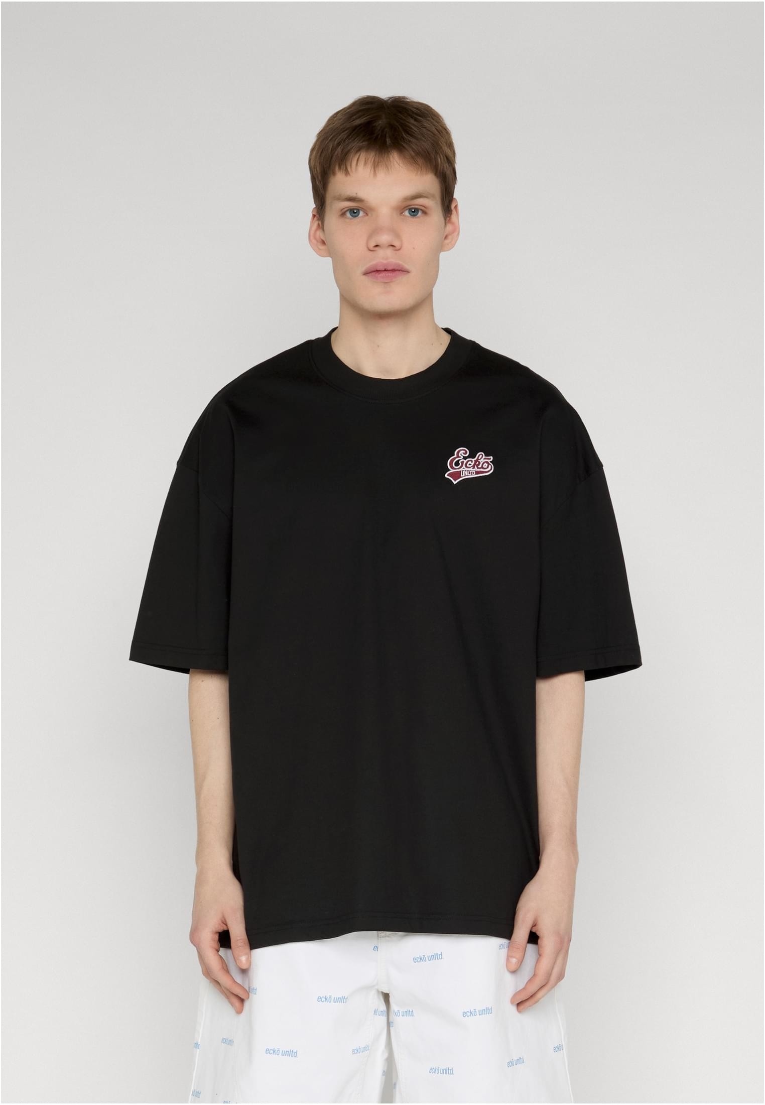 Tričko Ecko Unltd Breeze pánské bavlněné s potiskem černé 3XL