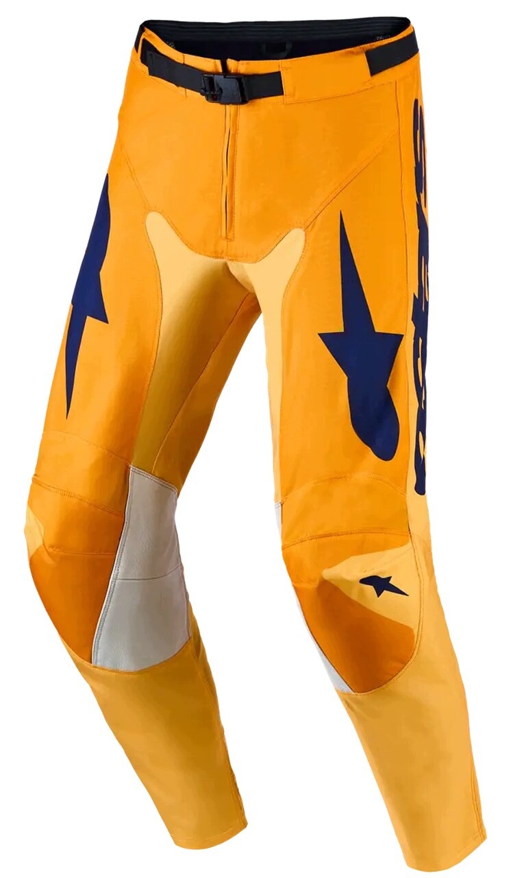 Nohavice Alpinestars Racer Amber Orange/Gold/Blue 44