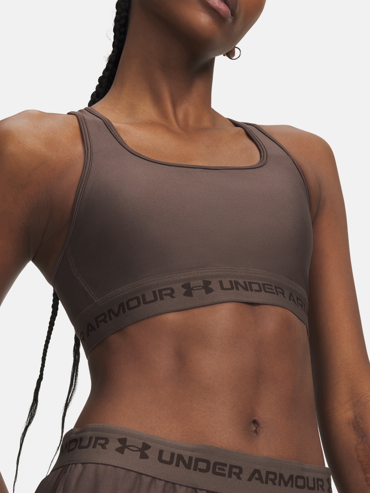 Sportovní podprsenka Under Armour L, hnědá