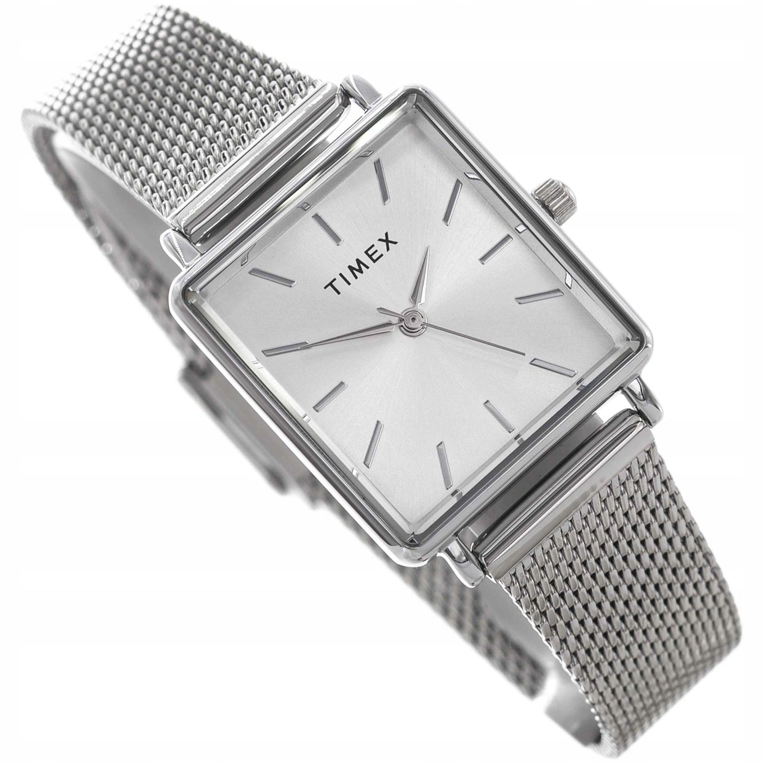 Dámské Hodinky Timex TW2Y26300 Transcend Stříbrné S Meshovým Náramkem