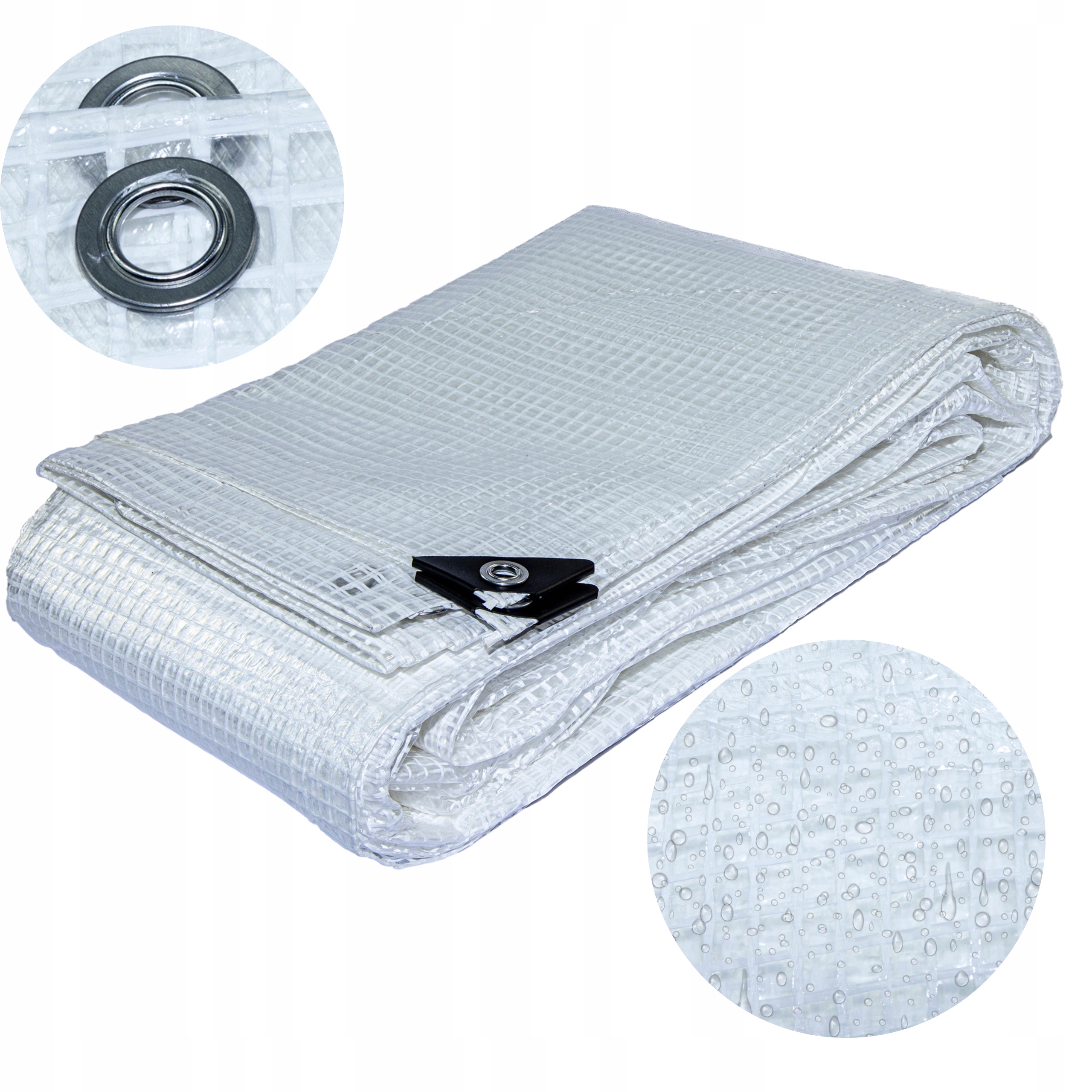 Plandeka Przeźroczysta Zbrojona 2x3m GRUBA 100g