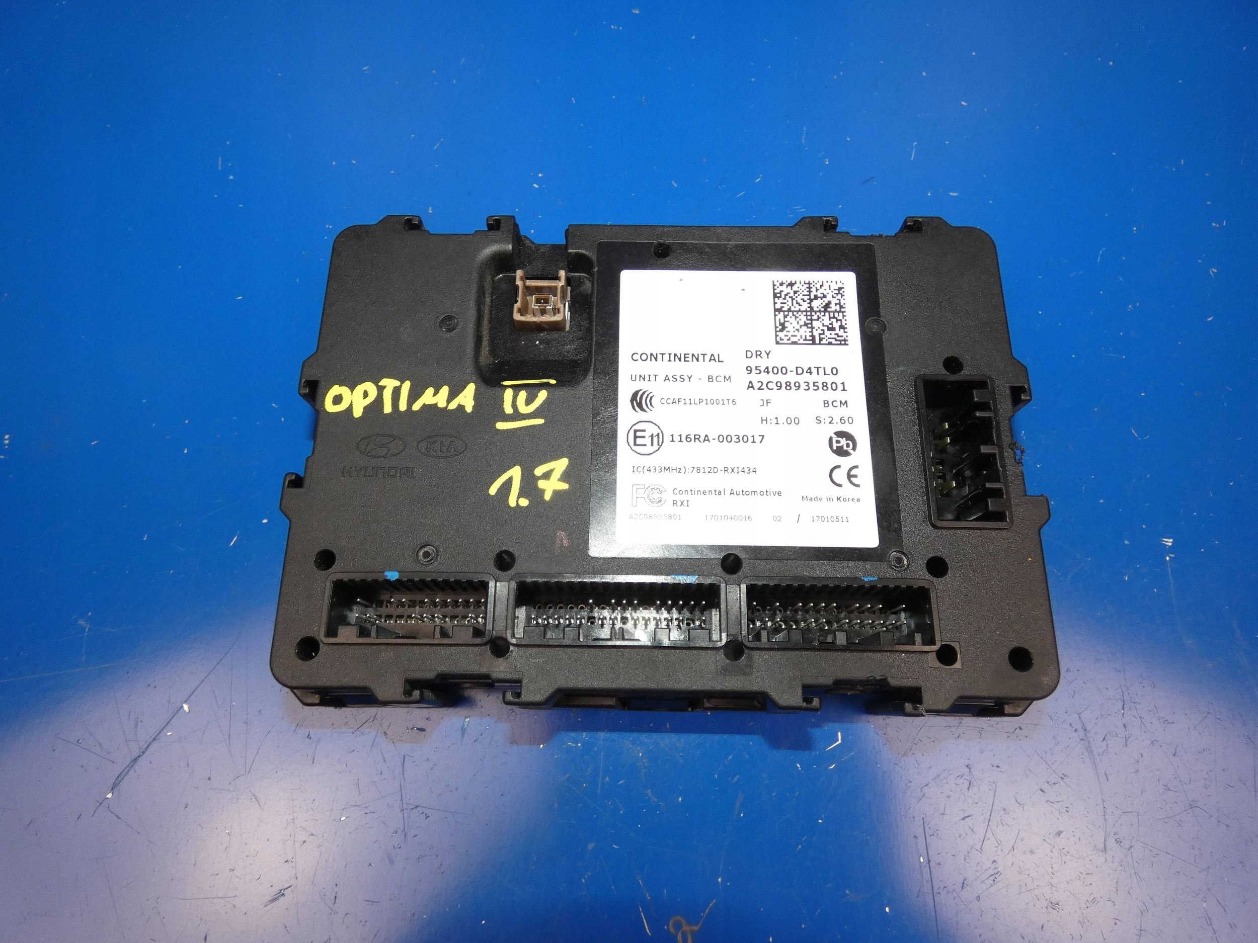 KIA OPTIMA IV JF 2015- modul Bedienteil ASSY