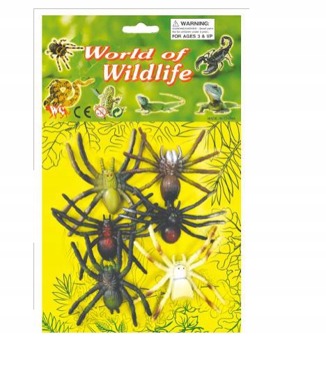 

Gumowy Pająk Tarantula Zestaw 6 Szt 29P