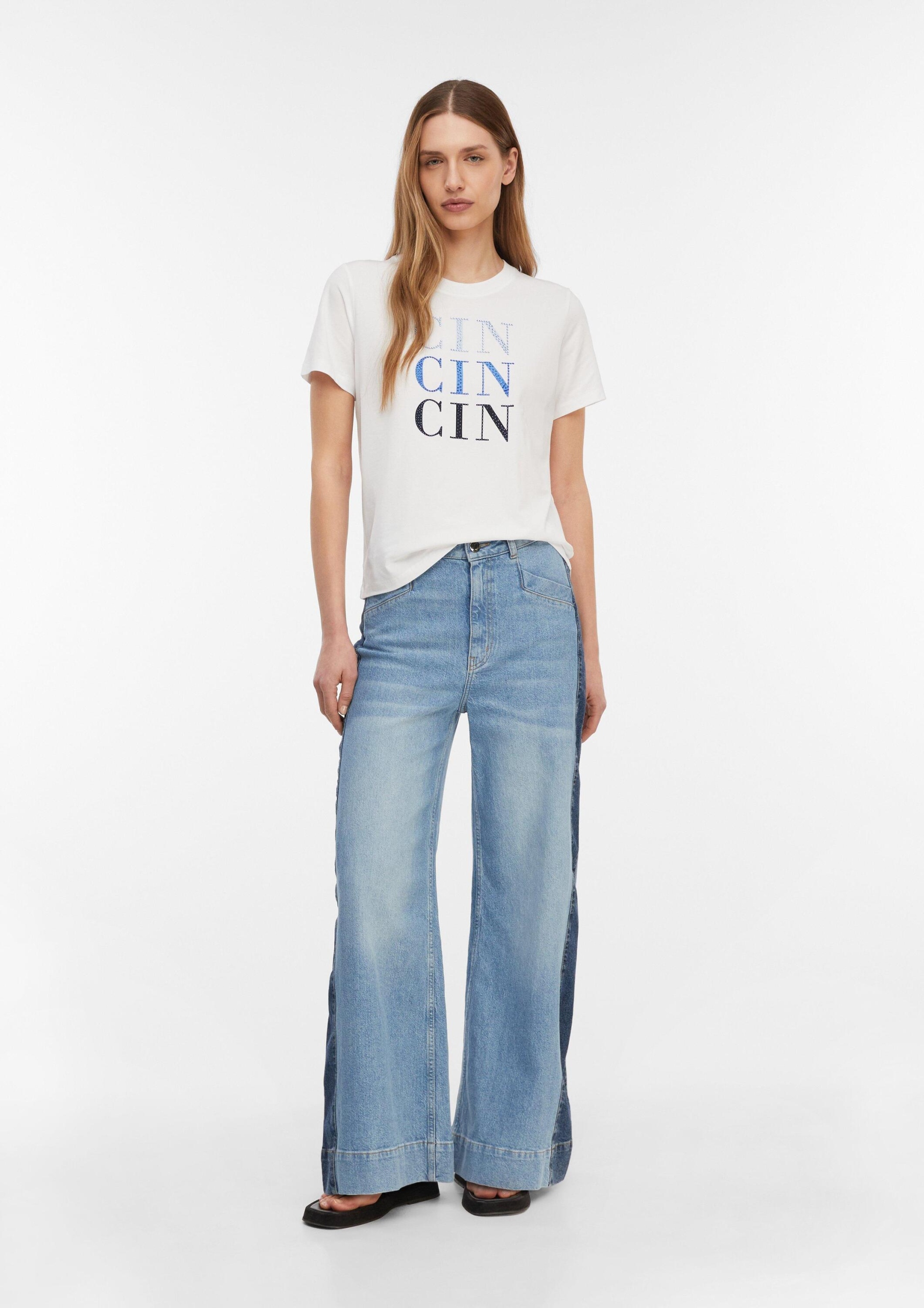 Comma T-Shirt Klasyczny krój